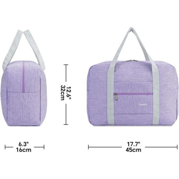 For Spirit Airlines Personal Item Bag 18x14x8 Foldable Travel Duffel Bag Tote - Picture 7 of 8